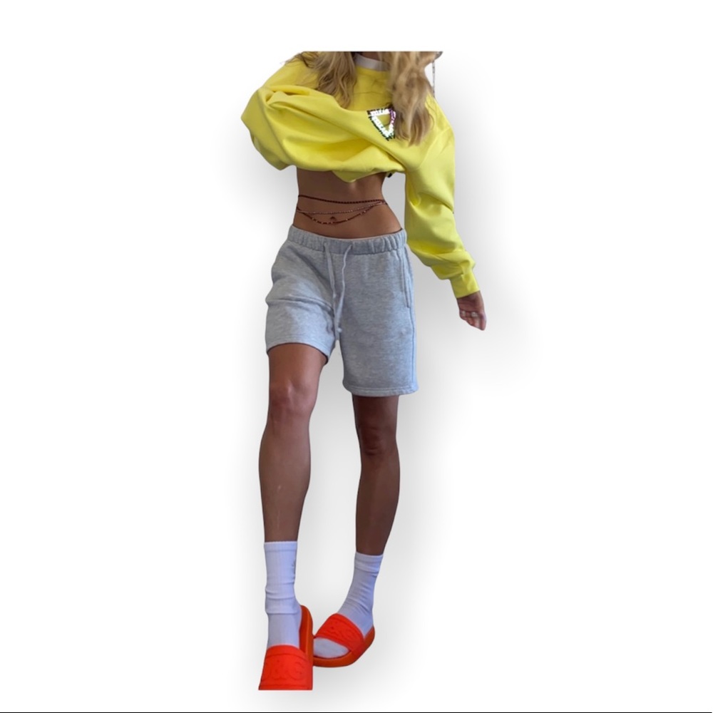 Yellow Neoity crewneck sweatshirt